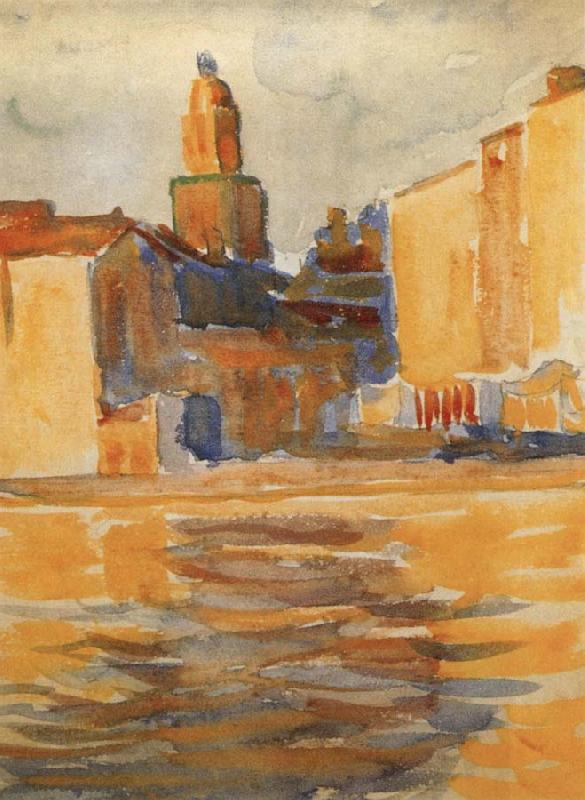 Paul Signac Bell tower China oil painting art